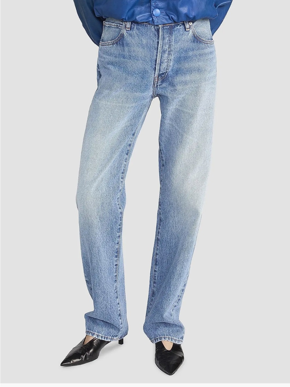 FRAME The Essential Rapture Straight-Leg Jeans - Picture 3 of 14